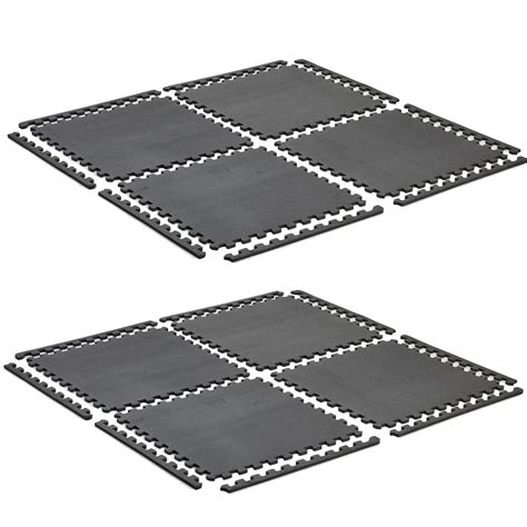 York 8 Piece High Impact Interlocking Floor Protection Mat – Sweatband