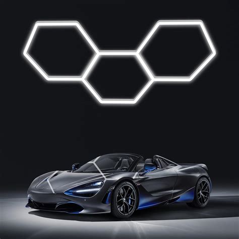 LZHOME LED Hexagon Garage Lights: 15900LM Super Bright 3 Hexagon LED ...