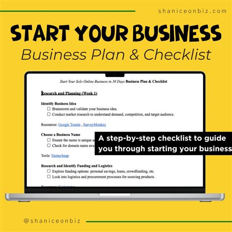 Business Plan Checklist Template 的图像结果