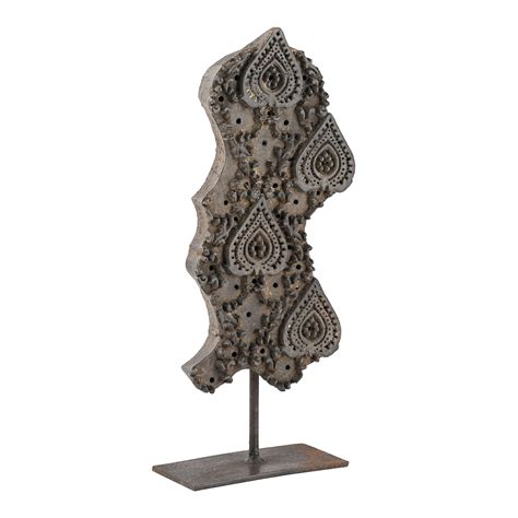 Print Block On Iron Stand – Tresorieonline