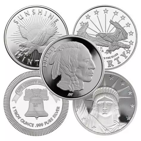 1 Ounce Silver Round | 1 Ounce Silver Coin | ABC Coin & Bullion - IDC ...