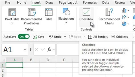 Image result for Checkboxes in Excel Guide