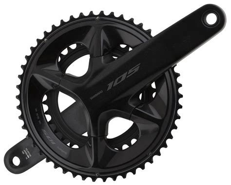 Shimano 105 FC-R7100 Hollowtech II Crankset (Black) – BUMSONTHESADDLE