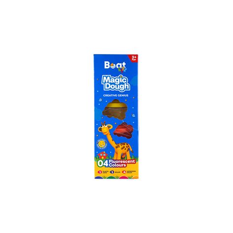 Magic Modelling Dough - 4 Shades (All Fluoroscent Colors) - Ban Labs ...