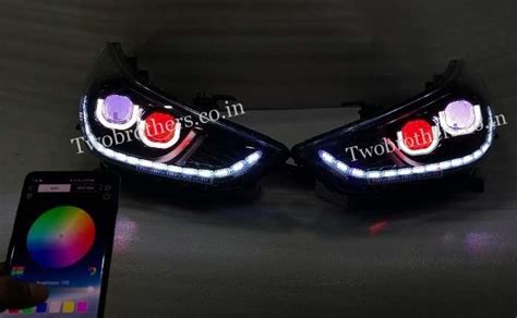 NEW VERNA FLUIDIC U SHAPE DUAL PROJECTOR HEADLIGHTS WITH MATRIX DRL ...