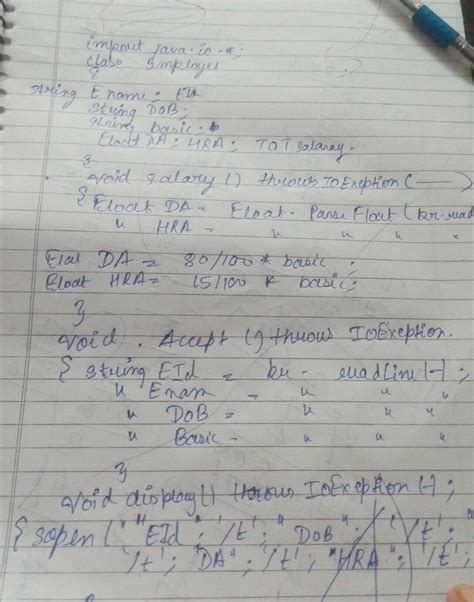 Define a class named EMPLOYEE in C++ with the following description ...