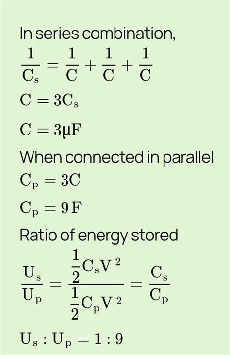 net capacitance of three identical capacitors in series is 3uf what ...
