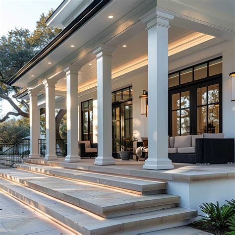 9+ Minimalist Front Porch Columns Ideas for a Clean Design