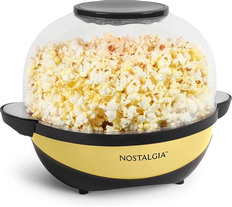Buy Nostalgia 6-Quart Stirring Popcorn Popper With Quick-Heat ...