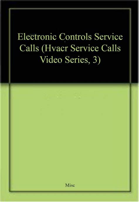 Electronic Controls Service Calls : Delmar Publishers: Amazon.in ...