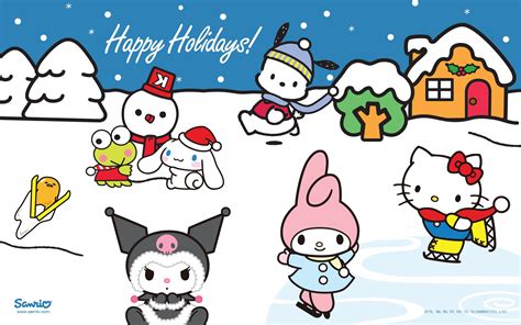 Hello Kitty Holiday Wallpaper