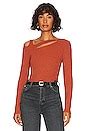 LNA Luan Rib Top in Cinnabar | REVOLVE
