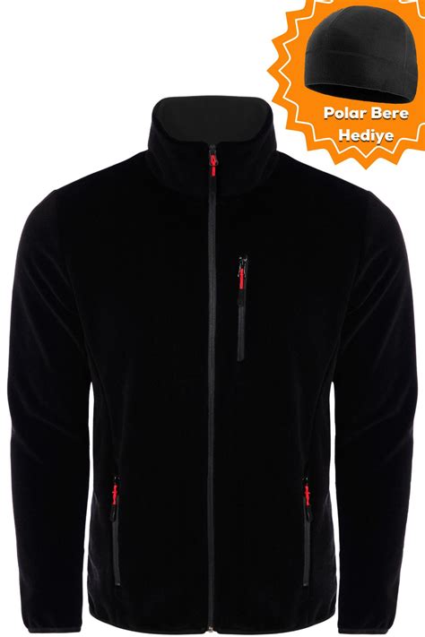 Ghassy Co Polar Erkek Tam Fermuar + 3 Cep Siyah Yorumları ve Fiyatı ...