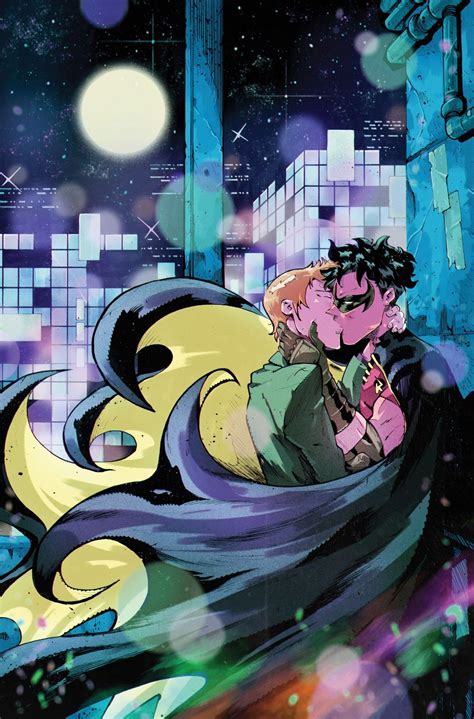 Robin and His Boyfriend Share Their First Kiss in Romantic New Cover Art