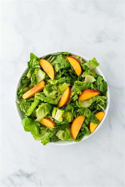 The Ultimate Summer Peach Salad Recipe - Grandbaby Cakes