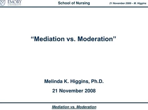 Image result for Moderation vs Mediation