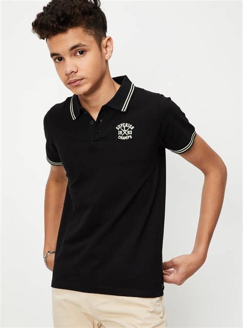 Buy Boys Solid Polo T-shirt Online at just Rs. 349.0 - 1000012519695 ...