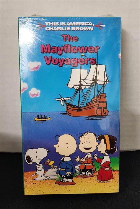 This is America Charlie Brown the Mayflower Voyagers VHS Factory Sealed ...