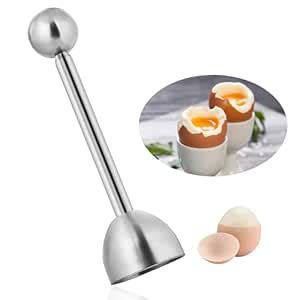 Stainless Steel Easy Egg Opener Egg Cracker Topper Egg Shell Cracker ...