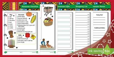 Family Kwanzaa Planning Kit (teacher made) - Twinkl