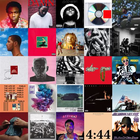 2010's Best RAP Albums Cover Art Collage Kit DIGITAL - Etsy