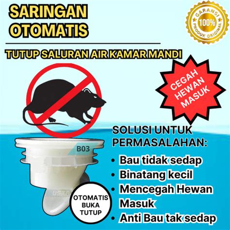 Jual tutup saluran air kamar mandi anti tikus kecoa bau Saringan ...