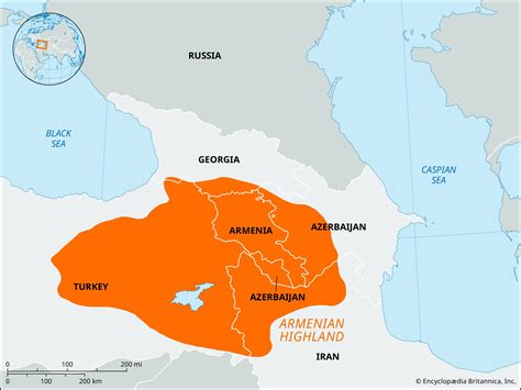 Armenian Highlands Map Armenia In Seven Maps