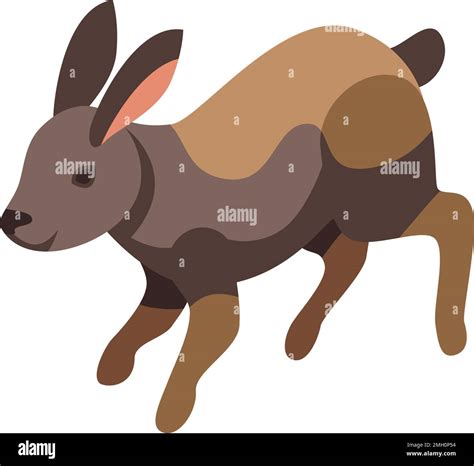 Cute rabbit icon isometric vector. Dutch pet. Breed bunny Stock Vector ...