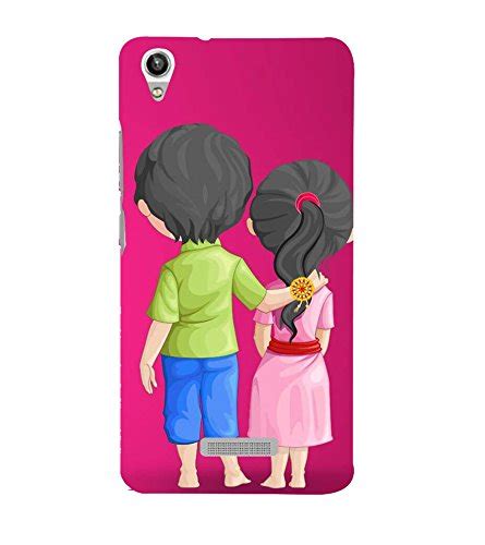 Fiobs Designer Back Case Cover for Lava Pixel V1 (Brother Sister Sis ...