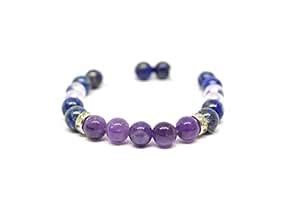 Buy TALK TO CRYSTALS Stone Wisdom 8mm Round Bead Mystique Bracelet for ...
