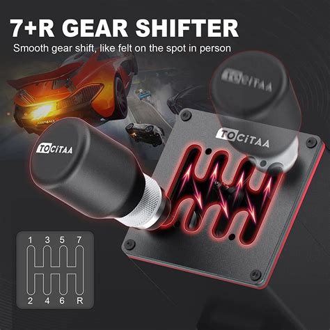 Buy TOCiTAA USB Simulator Shifter Compatible with Thrustmaster T300RS ...