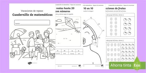 Cuadernillo repaso - Matemáticas Grado 2º - Twinkl Colombia