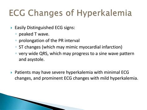 Hyperkalemia and its management | PPTX