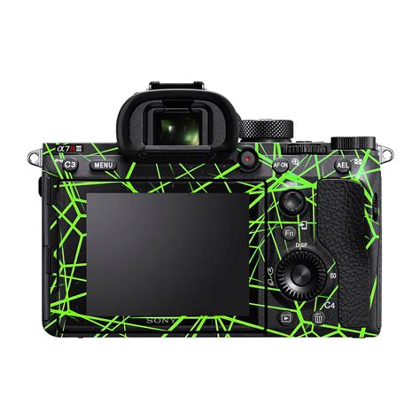 Neon Grid Sony A7R III Camera Skins