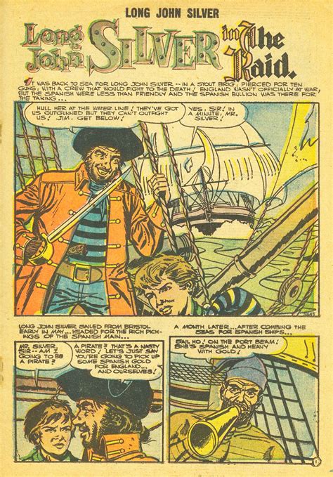 Old-fashioned Comics: Long John Silver & the Pirates #30 - #32 (1956 -1957) Complete Series ...