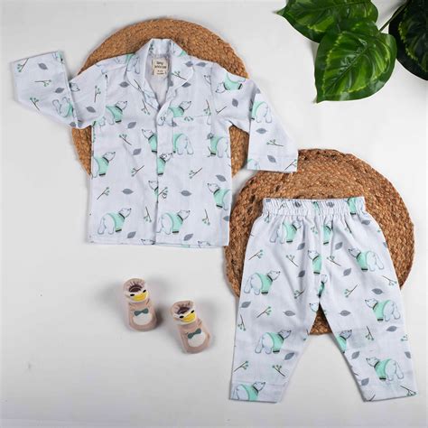 Organic Nightsuit | Polar Bear – mumma.com