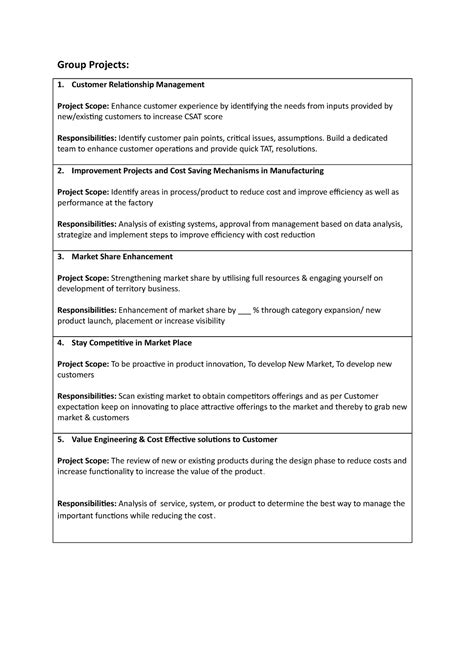 Project Details - Project Details - Group Projects: Customer ...