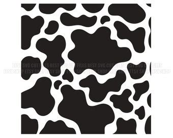 Buy Cow Print Svg - Seamless Cow Svg - Spot Pattern - Dalmatian Print ...