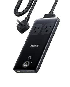 Baseus Blade Charging Station 140W, 6-in-1 Compact USB C Power Strip ...