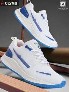 CLYMB Tmas Wht R.Blue Walking/Outdoor/Gym & Traning Outdoors For Men ...