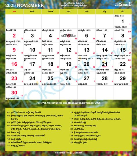 Telugu Calendar 2025 | Andhra Pradesh & Telangana Festivals | Andhra ...