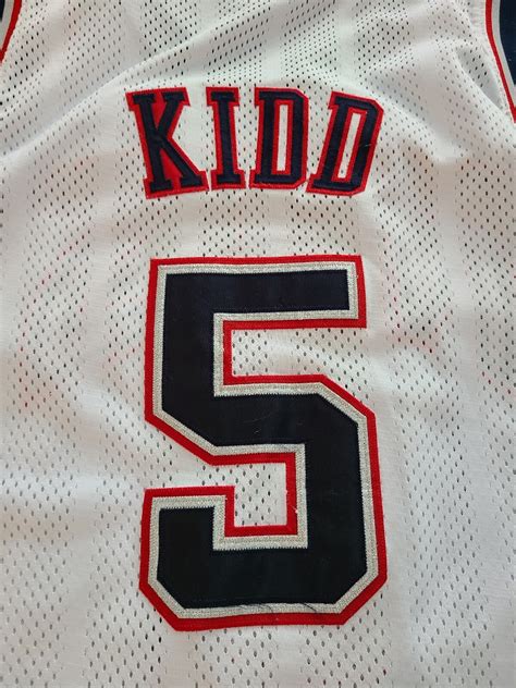 Reebok Vintage Authentic New Jersey Nets Jason Kidd Jersey 52 2xl Xxl ...