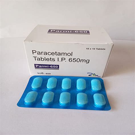 Parmi 650 - Paracetamol Tablets IP 650 mg. - Arlig Pharma