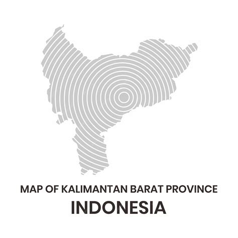 Premium Vector | Vector illustration map of Kalimantan Barat