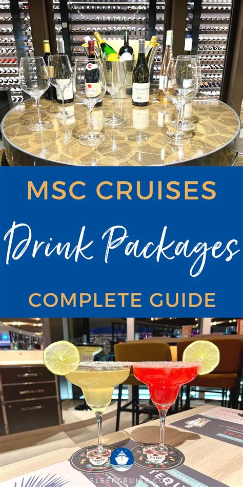 Complete Guide to Drink Packages on MSC Cruises (2025)