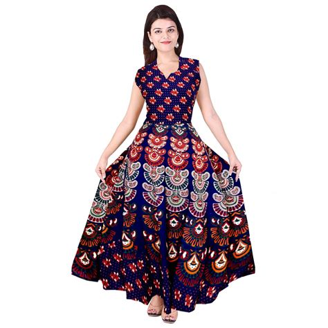Buy Uniqchoice Women's Jaipuri Traditional Multicolor Cotton Printed ...
