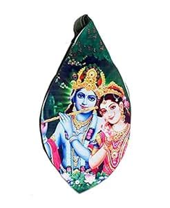 Mero Mandir Beauty Products Radha Krishna Printed Cotton Japa Mala Bag ...