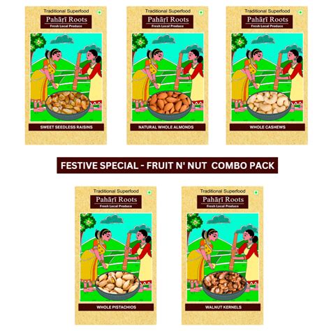 Dry Fruits Combo Pack - Pahari Roots