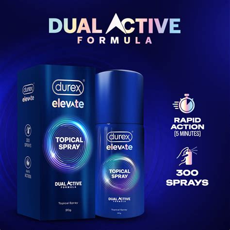 Buy Durex Elevate Climax Delay Spray for Men, 20 gm | 19 Minutes ...