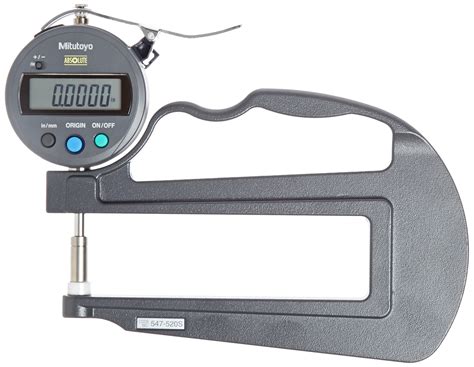 Mitutoyo 547 520s Digital Thickness Gauge With Flat Anvil 120mm ...
